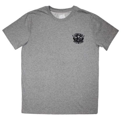 Picture of Lynyrd Skynyrd Unisex T-Shirt: Mini Biker Patch Logo Mono