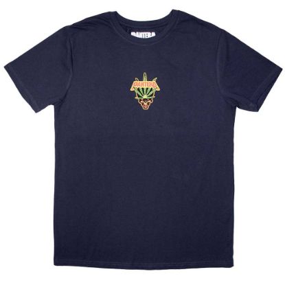 Picture of Pantera Unisex T-Shirt: Mini Leaf Skull
