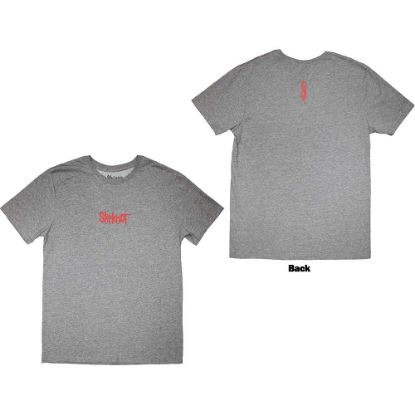 Picture of Slipknot Unisex T-Shirt: Mini Logo Back Print
