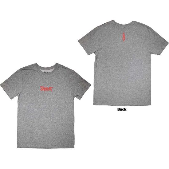 Picture of Slipknot Unisex T-Shirt: Mini Logo Back Print