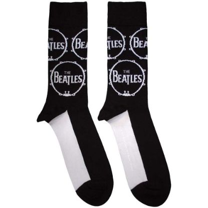 Picture of The Beatles Unisex Ankle Socks: Drum Logo Repeat  