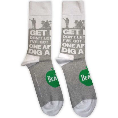 Picture of The Beatles Unisex Ankle Socks: Rooftop Silhouettes & Apple  