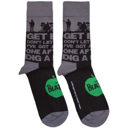 Picture of The Beatles Unisex Ankle Socks: Rooftop Silhouettes & Apple  