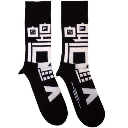 Picture of Five Finger Death Punch Unisex Ankle Socks: Pixeled Skull  