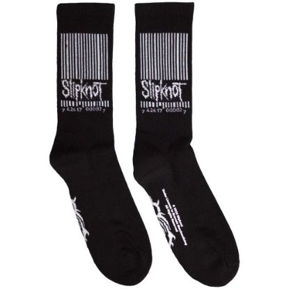 Picture of Slipknot Unisex Terry Socks: Barcode & Tribal S  