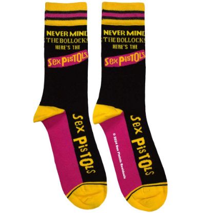 Picture of The Sex Pistols Unisex Ankle Socks: Never Mind The Bollocks Stripes  