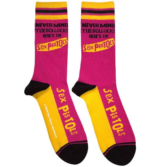 Picture of The Sex Pistols Unisex Ankle Socks: Never Mind The Bollocks Stripes  