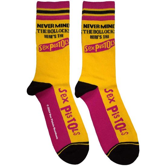 Picture of The Sex Pistols Unisex Ankle Socks: Never Mind The Bollocks Stripes  