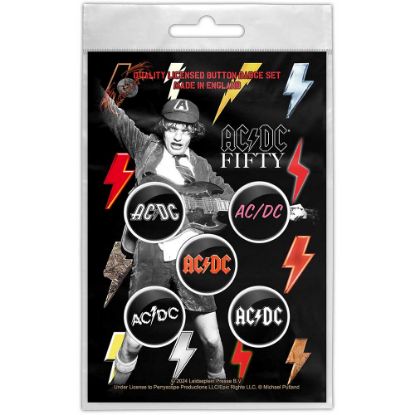 Picture of AC/DC Button Badge Pack: Bolt Array