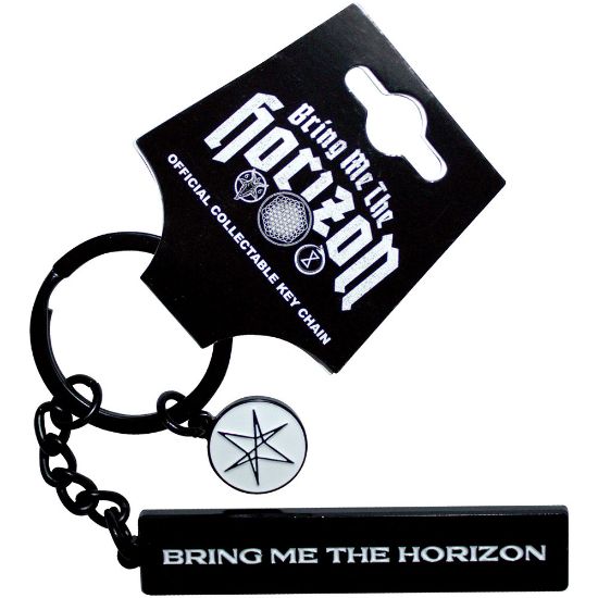 Picture of Bring Me The Horizon Keychain: Text Logo 6-Point Star Charm