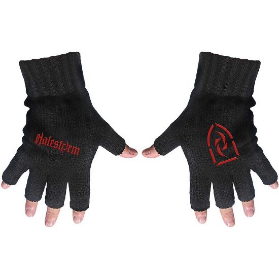 Picture of Halestorm Unisex Fingerless Gloves: Logo