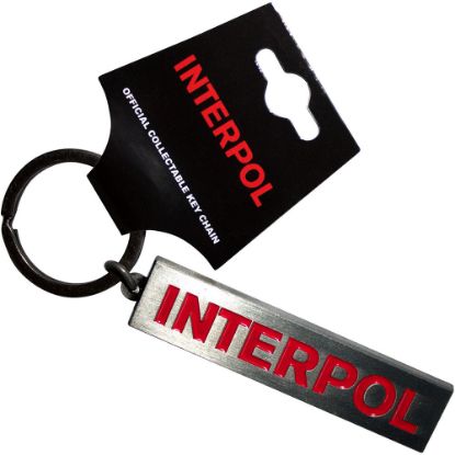 Picture of Interpol Keychain: Text Logo