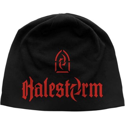 Picture of Halestorm Unisex Beanie Hat: Logo JD Print