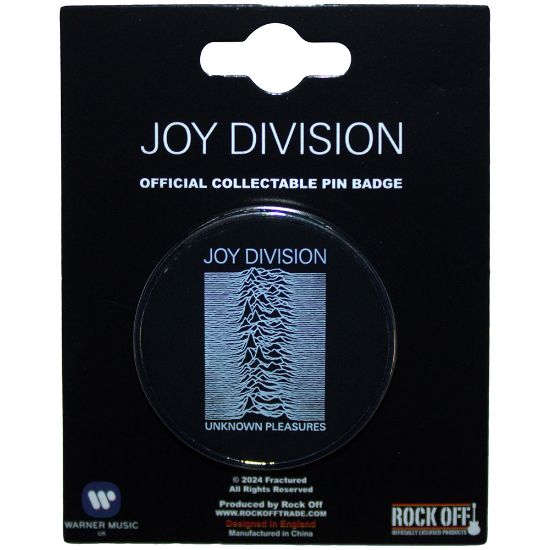 Picture of Joy Division Pin Badge: Unknown Pleasures