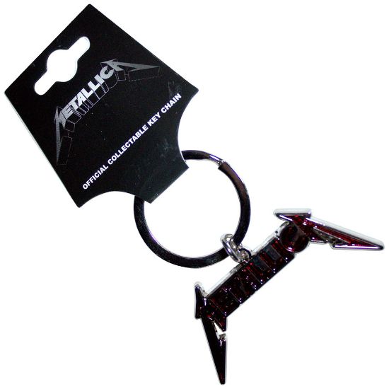 Picture of Metallica Keychain: Bright Red Logo