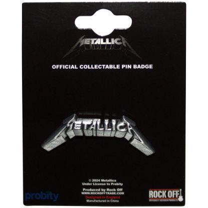 Picture of Metallica Pin Badge: 3D Logo