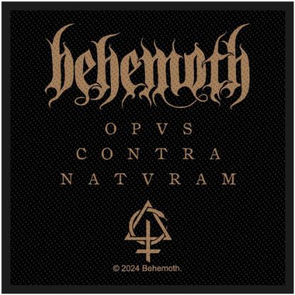 Picture of Behemoth Woven Patch: Opvs Contra Natvram (Standard)