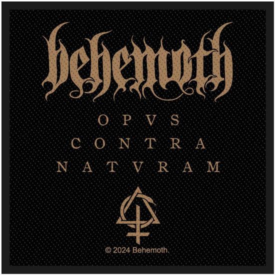 Picture of Behemoth Woven Patch: Opvs Contra Natvram (Standard)