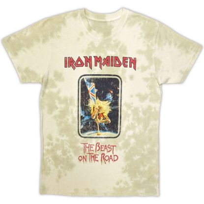 Picture of Iron Maiden Unisex T-Shirt: Beast On The Road Wash Collection