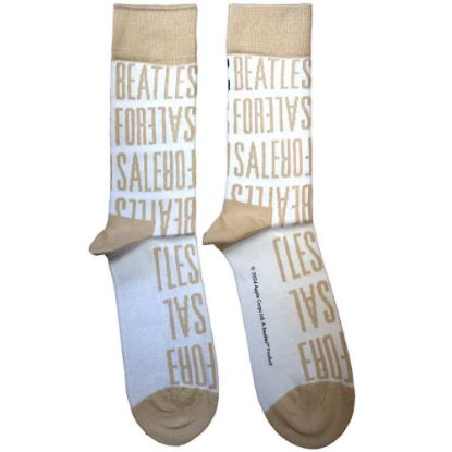 Picture of The Beatles  Ankle Socks: For Sale Text Repeat  