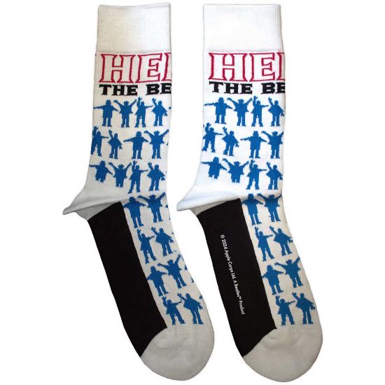 Picture of The Beatles  Ankle Socks: Help Silhouettes Repeat  