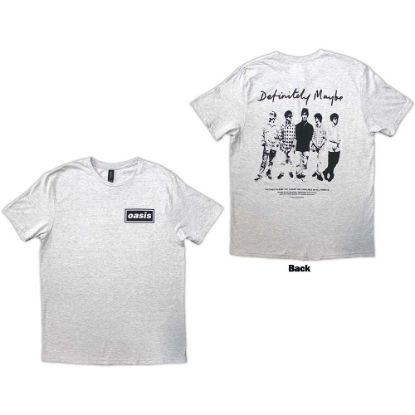 Picture of Oasis Unisex T-Shirt: Definitely Maybe Promo Back Print