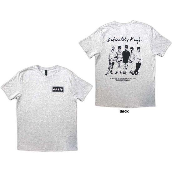 Picture of Oasis Unisex T-Shirt: Definitely Maybe Promo Back Print