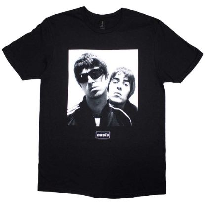 Picture of Oasis Unisex T-Shirt: Noel & Liam Square Photo