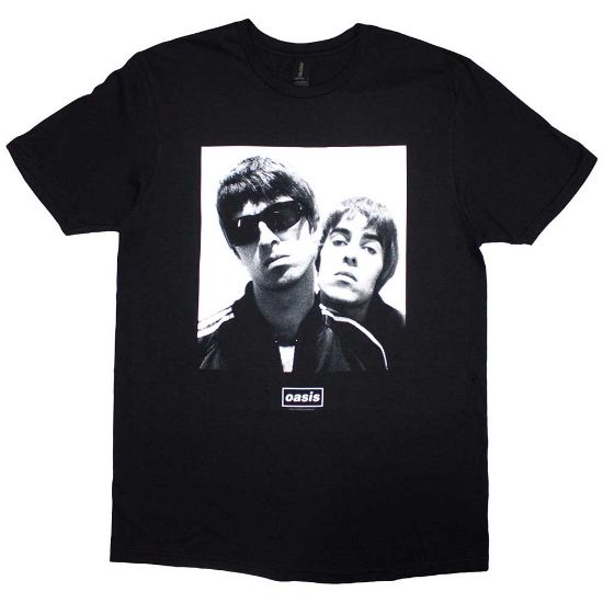 Picture of Oasis Unisex T-Shirt: Noel & Liam Square Photo