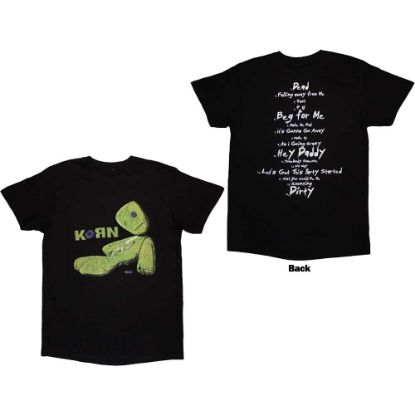 Picture of Korn Unisex T-Shirt: Issues Tracklist Back Print