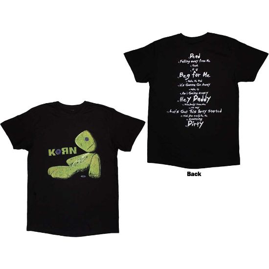 Picture of Korn Unisex T-Shirt: Issues Tracklist Back Print