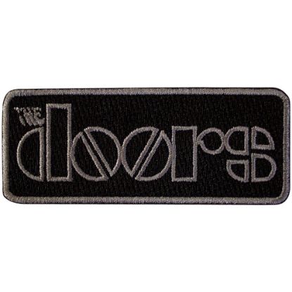 Picture of The Doors Woven Patch: Bordered Logo (Standard) 