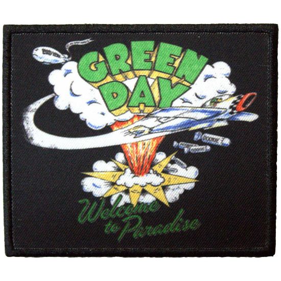 Picture of Green Day Printed Patch: Welcome To Paradise (Standard) 