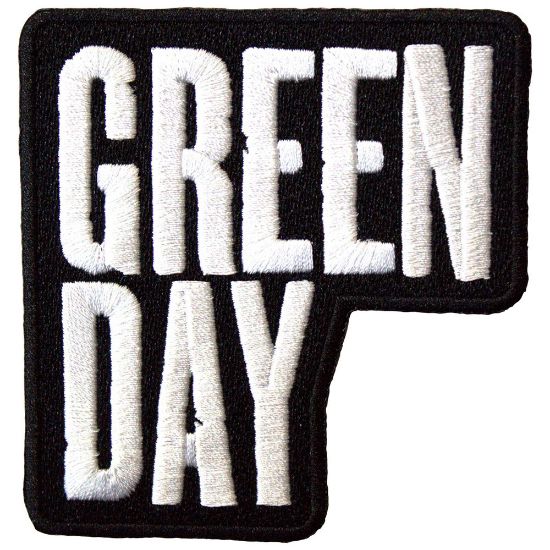 Picture of Green Day Woven Patch: Stacked Logo (Standard) 