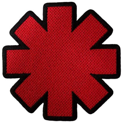 Picture of Red Hot Chili Peppers Woven Patch: Asterisk Cut-Out (Standard) 