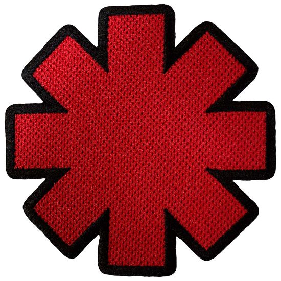 Picture of Red Hot Chili Peppers Woven Patch: Asterisk Cut-Out (Standard) 