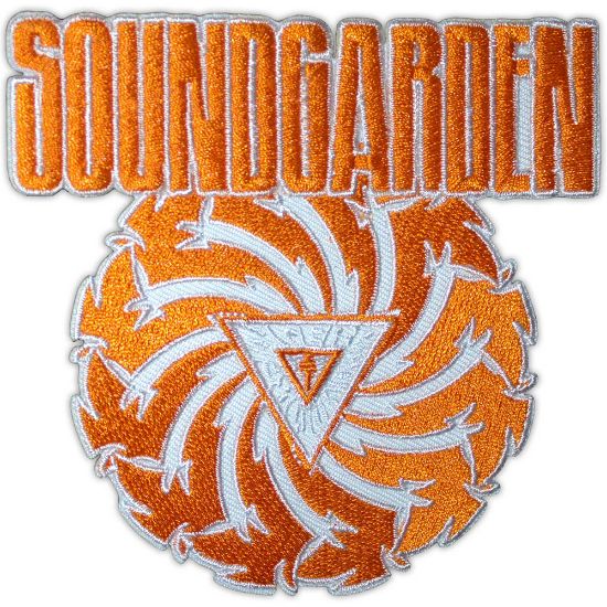 Picture of Soundgarden Woven Patch: Badmotorfinger Orange on White (Standard) 