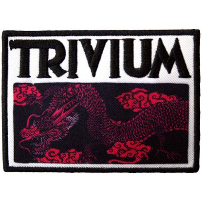 Picture of Trivium Printed Patch: Deadmen & Dragons Silhouette (Standard) 