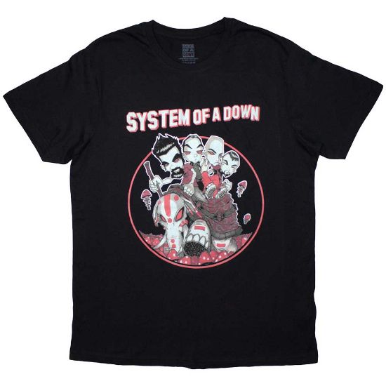 Picture of System Of A Down Unisex T-Shirt: Mushroom People