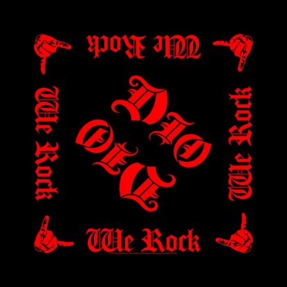 Picture of Dio Unisex Bandana: We Rock