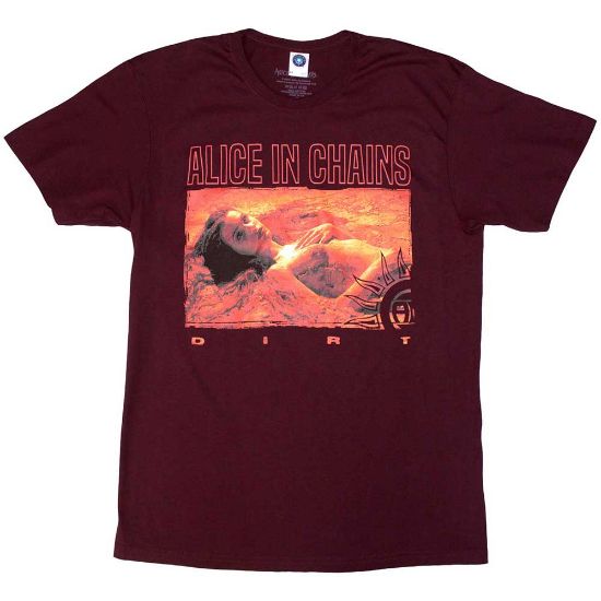 Picture of Alice In Chains Unisex T-Shirt: Dirt Orange