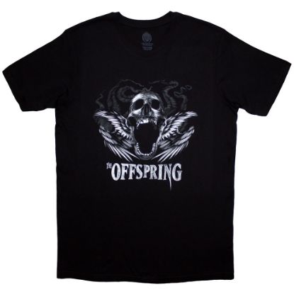 Picture of The Offspring Unisex T-Shirt: Feathered Winged Skull