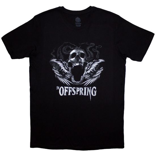 Picture of The Offspring Unisex T-Shirt: Feathered Winged Skull