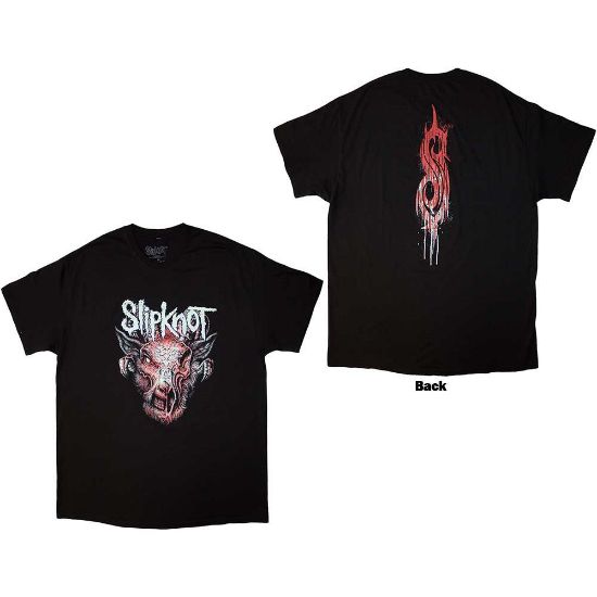 Picture of Slipknot Unisex T-Shirt: Infected Goat Back Print