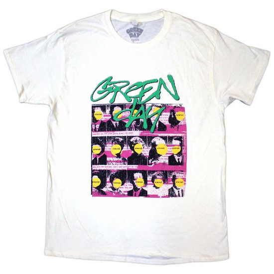 Picture of Green Day Unisex T-Shirt: Nimrod Mugshots