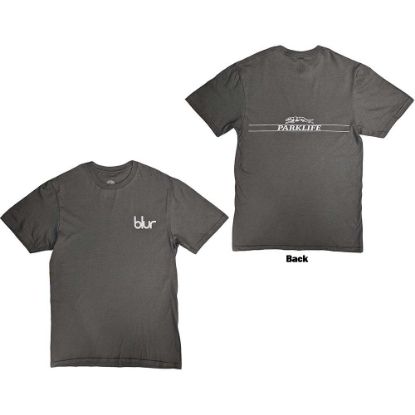 Picture of Blur Unisex T-Shirt: Pocket Blur / Parklife Back Print