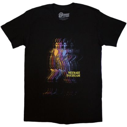 Picture of David Bowie Unisex T-Shirt: Moonage Multi Davids