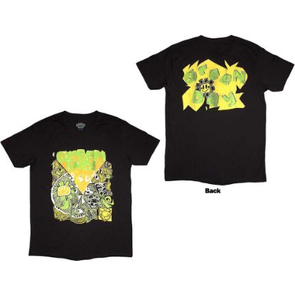 Picture of Green Day Unisex T-Shirt: Psychedelic Kerplunk Back Print
