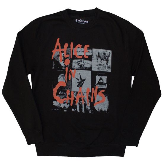 Picture of Alice In Chains Unisex Sweatshirt: Albums Montage