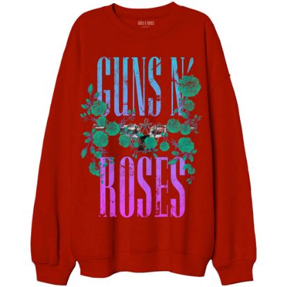 Picture of Guns N' Roses Unisex Sweatshirt: Guns & Vine (Oversized)